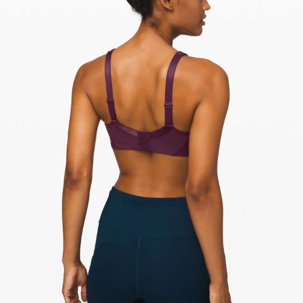 {Lululemon} Run Times Bra - Arctic Plum, Size 34E or 34DD - Picture 3 of 7